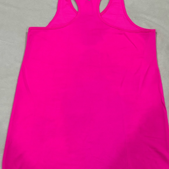Zyia Tank Top Size Medium Copper Charged Seamless Shirt Pink Racerback Workout - Picture 2 of 4